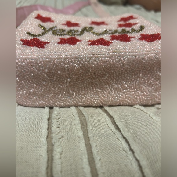 Altar’d State Yeehaw Pink Beaded Box Bag Crossbody Purse (western boho) - Picture 8 of 11